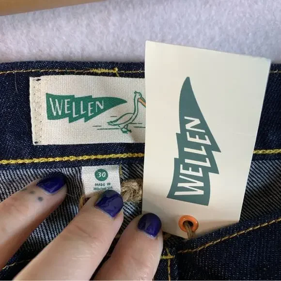 Mens Wellen Jeans Dark‎ Wash Sz 30 Inseam 33 New